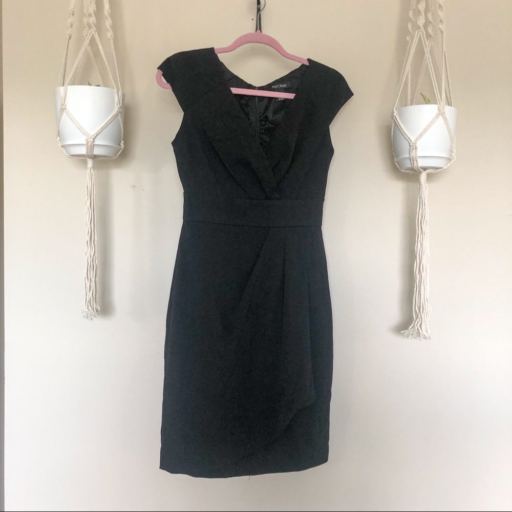 White House Black Market Faux Wrap Dress